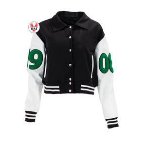 Chaqueta Universitaria para Mujer, Bordado Genuino Alpha For Kapa, Diseño Icónico Transpirable, Prenda Exterior, Artículo Griego, Chaqueta Universitaria de Hermandad - Product Image 4