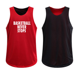 Camisetas de baloncesto personalizadas para hombre, uniforme de baloncesto, camiseta sin mangas, uniformes de baloncesto reversibles para jóvenes personalizados - Product Image 1