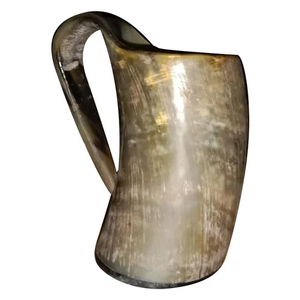 Tasses à café décoratives en corne de buffle Différentes tailles Tasse à boire en corne viking Tasse à boire en corne viking personnalisée - Product Image 6