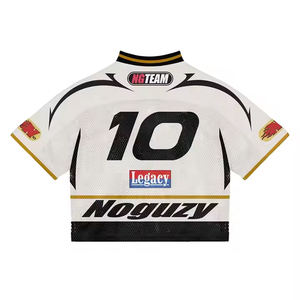 T-shirt surdimensionné pour hommes Maillot en maille Maillot de football américain personnalisé - Product Image 2