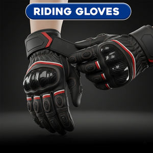 Gants de moto de course en cuir polyester/coton pour l'hiver, à doigts complets, vente en gros, OEM ODM acceptés - Product Image 5
