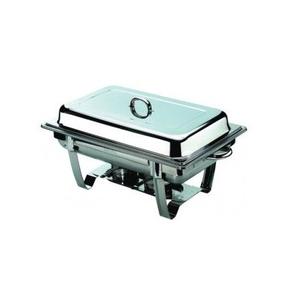 Plato de frotamiento de acero inoxidable con acabado liso para calentar y exhibir alimentos de manera eficiente en bodas, Eventos y Banquetes - Product Image 3