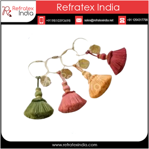 2022 Hot Selling Decorative Colorful Handmade <b>Tassel</b> Keyrings - Product Image 5