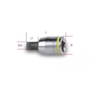 BETA 1/4'' Chrome-Plated <b>Socket</b> Drivers Multi-Pack for Slotted Head Screws with Burnished Inserts - Product Image 2