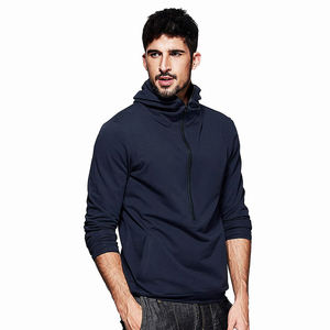 Latest Style <b>Half</b> <b>Zip</b> up Polyester Fleece Made Plus Size Fashionable Street Wear <b>Sweatshirts</b> for Adults - Product Image 2