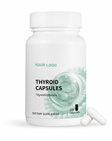 Capsules de soutien de la thyroïde OEM ODM L-Tyrosine avec Iode, Zinc, Ashwagandha pour la santé immunitaire, cérébrale, l'énergie, l'humeur et l'équilibre – Supplément pour adultes