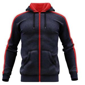 Venta mejor venta al por mayor de chándales de buena calidad ropa deportiva chándales de algodón polar cremallera Sudadera con capucha y pantalones conjuntos - Product Image 2