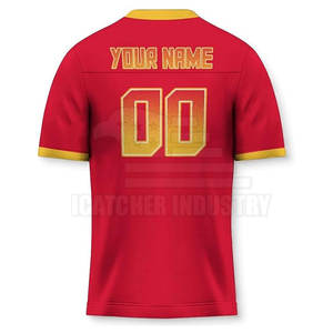 เสื้อเจอร์ซีย์ฟุตบอลอเมริกันดีไซน์ตามสั่งสไตล์ล่าสุด - Product Image 2
