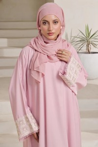 Ropa de manga larga Vestidos de mujer musulmana Abaya Fabricación profesional Ligero y cómodo Señoras Abaya - Product Image 6