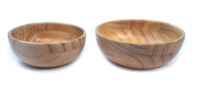 Bol en bois de manguier poli et écologique, motif émaillé imprimé, grande capacité (>10L) pour fruits secs et salades, style contemporain, idéal pour hôtels