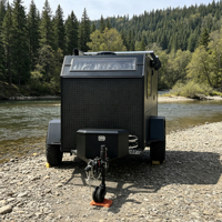 Mini-caravane de camping tout-terrain hybride 2026 pour voyages et camping en terre inconnue