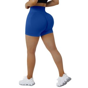 Shorts de Yoga de Cintura Alta sin Costuras, Tela de Nailon y Elastano Suave como la Mantequilla, Transpirable, Ligero, Sin Arrugas, Comodidad para Gimnasio y Descanso - Product Image 3