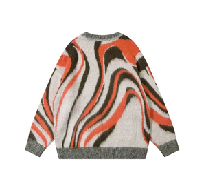 Suéter de Punto de Mohair con Cuello Redondo Otoño 2026, Diseño Jacquard, Pullover para Hombre, Colores Personalizados, Venta al por Mayor, Transpirable - Product Image 2