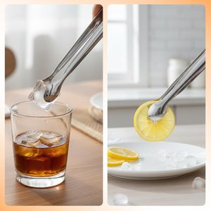 Accesorios de bar al por mayor, juego de herramientas para barman, suministros para bar, pinzas para cubitos de hielo, pinzas de acero inoxidable de grado alimenticio, mini pinzas para servir - Product Image 2