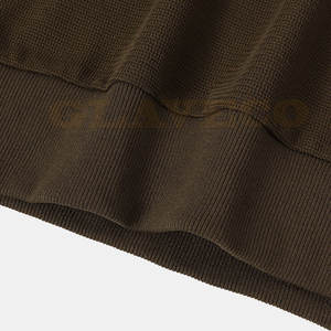 Sweat-shirts en polaire solide pour hommes de qualité supérieure en gros - Coupe-vent respirant Service OEM Commandes en gros Prix bas - Product Image 4