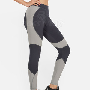 Leggings de sport sans couture pour femme, taille haute, en Spandex/Polyester, résistants aux déchirures, pour le yoga, la course et le fitness - Product Image 2