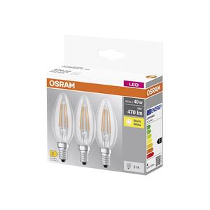 OSRAM 4W 470lm หลอดไฟ LED ใส E14 2700K - Product Image 1