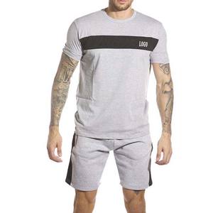 Conjuntos de ropa de hombre de verano de nueva moda personalizados al por mayor traje de jogging 2025 100% algodón estilo de calle conjuntos gemelos de hombre ajustados - Product Image 6
