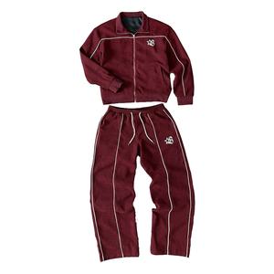 Ensemble de survêtement tendance pour homme 2025, léger, à séchage rapide, en polyester, coupe-vent, de haute qualité, style uni - Product Image 1