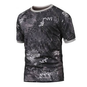 2023 T-shirts tricotés confortables en coton/fibre de bambou pour hommes Conception imprimée par sublimation respirante - Product Image 6