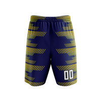 Shorts de football unisexes pour adultes, respirants, 100% polyester, haute qualité, logo/design d'équipe personnalisé, imprimé par transfert thermique, sport