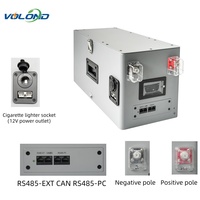 VOLOND Kit DIY 12V Boîtier en acier pour batterie LiFePO4 280Ah JK 4S avec BMS 200A et Aérosol Extincteur