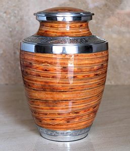 Luxury Antique Style Cremation Urn for Adult Human Ashes High Polished <b>Memorial</b> <b>Keepsake</b> Urn Funeral Decoration At Best Price - Product Image 6