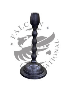 Candelero nórdico de hierro Vintage, candelabro de mesa de Metal negro creativo - Product Image 5