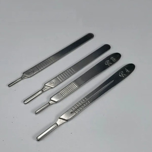 Mango de Bisturí de Acero Inoxidable, Mango Largo para Bisturí, Soporte para 4 Cuchillas de amrid surgical - Product Image 6