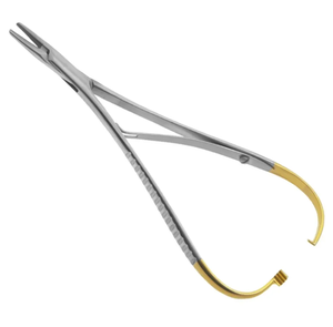 Soporte de aguja TC Mattieu de acero inoxidable de alta calidad, instrumento quirúrgico de mandíbula delicada dentada, maquinaria alimentada - Product Image 1