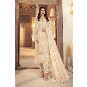 Belle robe d'été faite à la main NOUVEAU Multi-Color Lengha Salwar Kameez Mariage Pakistanais Vêtements Viscose Party Indian - Product Image 3