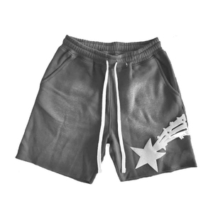 New Design 2025 Sun Fade Custom Printed Casual wear Wholesale Men's <b>Shorts</b> Vintage Sweat <b>Shorts</b> - Product Image 3