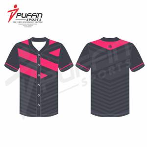 Maillot de baseball unisexe personnalisé en usine, vente en gros, maillot de sport, conception gratuite, uniforme d'équipe, respirant, 100 % polyester - Product Image 6