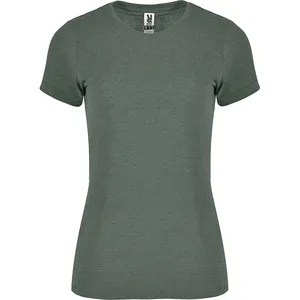 T-shirt personnalisable en mélange de tissus avec motif femme renard pour merchandising promotionnel - Product Image 3