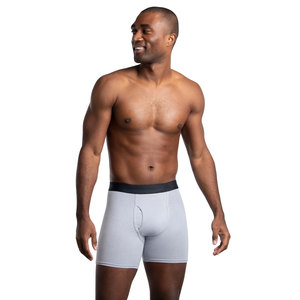 Calzoncillos bóxer de tiro medio para hombre más vendidos, ropa interior transpirable de alta calidad con colores y logotipo personalizados - Product Image 2