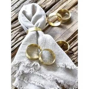 Anillo de Servilleta de Metal, Increíble Decoración Redonda para el Hogar o Cafetería - Product Image 1