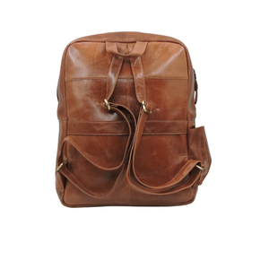 Handmade สีดําของแท้ขนาดใหญ่กระเป๋าเป้สะพายหลังหนัง Rucksack แล็ปท็อปกระเป๋าเป้สะพายหลังวิทยาลัยเดินป่าเดินป่ากระเป๋าของขวัญสําหรับเขา Her - Product Image 3