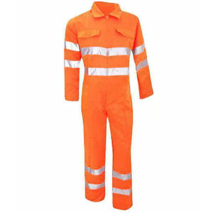 Combinaison de travail lumineuse adaptée aux tâches en extérieur et en intérieur, combinaison haute visibilité, option de vêtements de travail décontractés, combinaison industrielle - Product Image 1