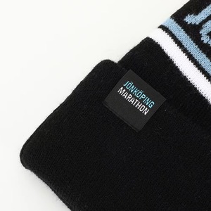 Bonnet en acrylique personnalisé avec logo en relief, fabrication OEM, bonnets tricotés chauds d'hiver, unisexe, décontracté, couvre-chef de ski courant, fournisseur - Product Image 2