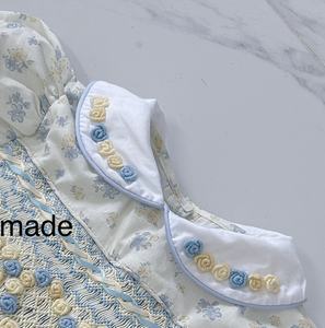 Vestido ahumado hecho a mano personalizado para niñas, Boutique, vestidos ahumados, ropa de bebé, ropa para niños - Product Image 2