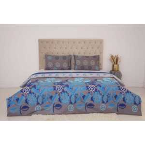 Parure de lit King Size Blossom Gray, élégante, douce et confortable - Product Image 4