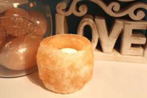 Portavelas de Cristal de Sal del Himalaya en Formas Naturales, Tamaños Personalizados, Portavelas de Sal del Himalaya al por Mayor - Product Image 3