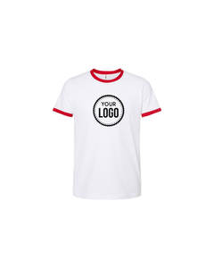 Camiseta con timbre atlética para hombre con logotipo personalizado, camiseta duradera antiretráctil, perfecta para equipos de merchandising de eventos y marcas de empresas - Product Image 5