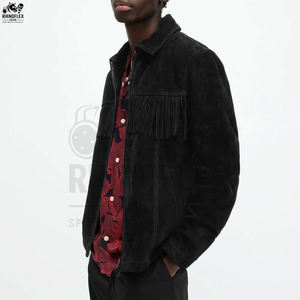 Factory Direct Export <b>Suede</b> Leather <b>Jacket</b> for Men Genuine New Style Outerwear <b>Suede</b> <b>Jacket</b> For Man - Product Image 4
