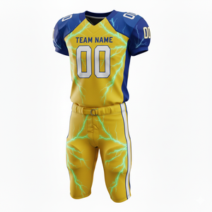 Conjunto de Uniforme de Fútbol Americano Sublimado Personalizado, Camiseta y Pantalones - Product Image 5