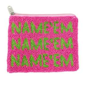 New Arrival American Style Seed Beaded Coin <b>Purse</b> For Wome Coin Pouch Beaded Coin <b>Wallet</b> - Product Image 1