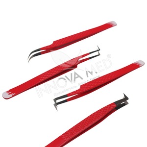 Pinzas de belleza de marca privada, pinzas de pestañas de acero inoxidable para pedidos al por mayor, proveedor de Pakistán de pinzas profesionales para pestañas - Product Image 3