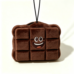 Customized <b>Chocolate</b> <b>Bar</b> Plush Pouch ,<b>Chocolate</b> Shaped Plush Coin Purse, Food Themed Plush Zipper Bag - Product Image 2