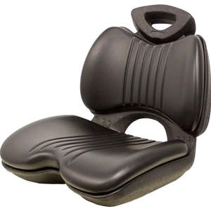 Siège compact pour tracteur de pelouse à dossier haut avec fourche élévatrice - Product Image 1
