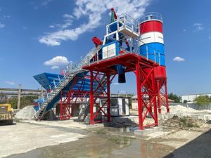 Constmach เครื่องแบทช์คอนกรีตอัตโนมัติ, 60m ไฟฟ้าอยู่กับที่ความจุ3/ชั่วโมงเหมาะกับเครื่องยนต์ปั๊มมอเตอร์ - Product Image 3